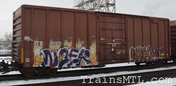 Car/wagon TR86329 left side / coté gauche